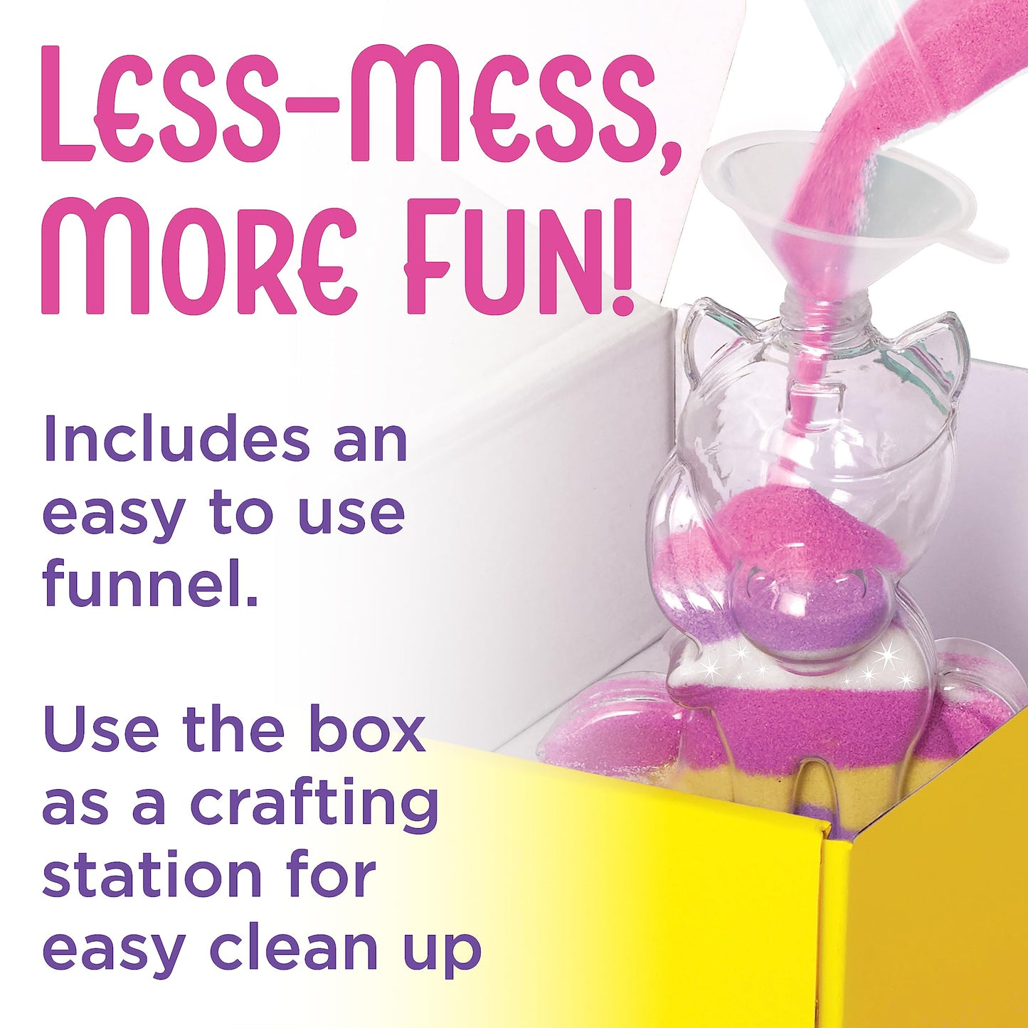 Creativity for Kids Sand Art Kit: Unicorn - DIY Sand Art Kits for Kids, Spring Crafts & Unicorn Gifts for Girls, Arts and Crafts for Kids (Ages 6+)