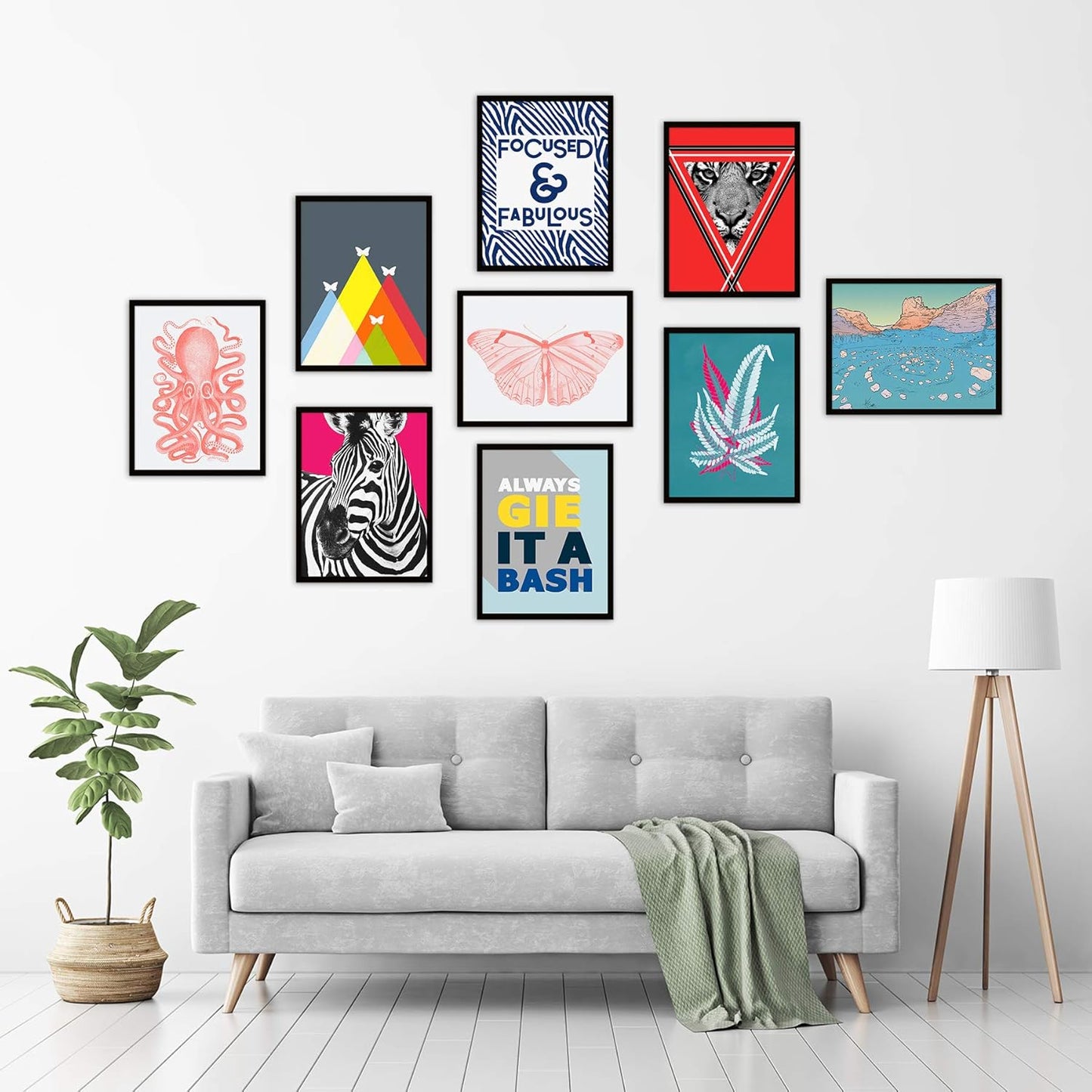 Wee Blue Coo Unframed Wall Art Print Poster - Nasa Space Travel Advert Trappist 1E Planet Hop Home Decor Premium