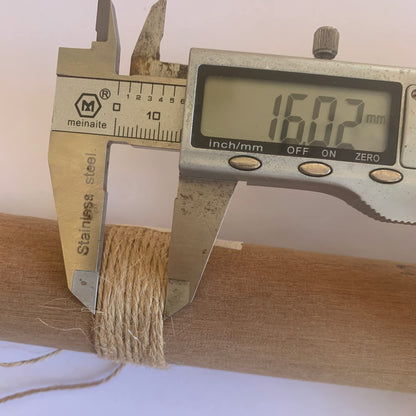 Quotidian Green Natural 3 ply Jute Jute Twine Rolls 1/12" (0.2cm) 1000 Feet - Wrapping Picture Hanging Gardening