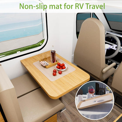 Clear Silicone Mats for Kitchen Counter, 11.8” x 15.75” Non-slip Waterproof Protector Liner, 2/Pack