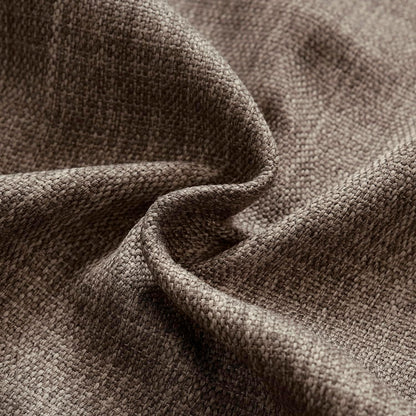 HPD Half Price Drapes Faux Linen Curtains, 1 Panel, 50W X 84L, Textured Room Darkening Drapes for Bedroom, Dutch Cocoa