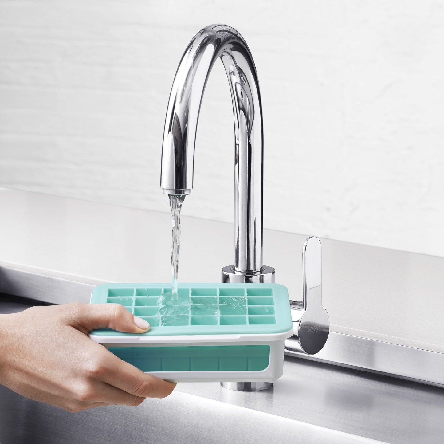 OXO Good Grips Silicone Small Ice Cube Tray with Lid | Ideal for Cocktails