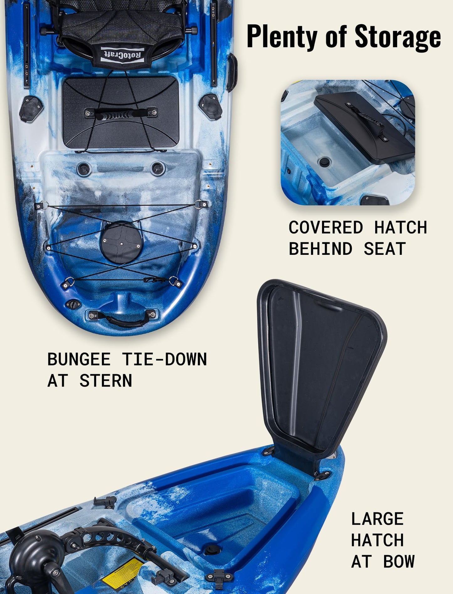 RC 10' Single Pedal Kayak - Propeller Drive (Teal)