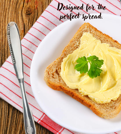 Simple preading Stainless Steel Butter Spreader, Butter Knife - 3 in 1 Kitchen Gadgets (2 Set)