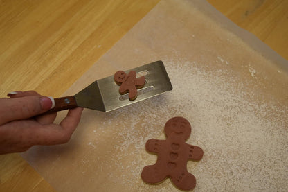 R&M Christmas Double-Sided Cookie Cutter Stamper Set of 4, Green and Red, Assorted Designs: Christmas Tree, Snowman,