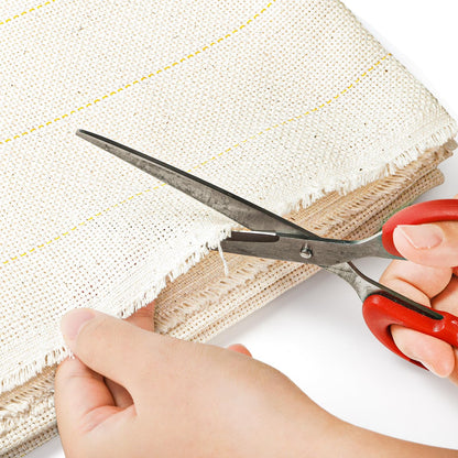 Yarlung Primary Tufting Cloth for Rug Tufting, 83" x 79" Large Overlocking Monks Cloth with Marked Lines, Rug Backing Fabric for Cut/Loop Pile Tufting Gun, Punch Needle