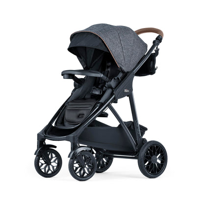 Chicco Corso Primo Modular Quick-Fold Stroller with Infant Car Seat Adapter, for Newborns and Toddlers, Summit/Grey