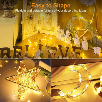 12 Pack [3 7ft 20 btfarm Fairy Lights Battery Operated Modes], Led Twinkle Lights String Lights Waterproof Bulk Small