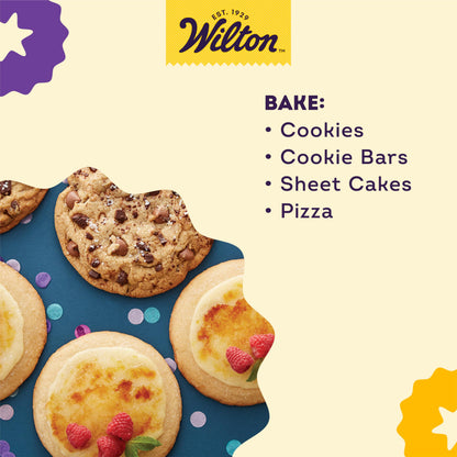 Wilton Platinum Premium Non-Stick Anti-Warp Bakeware, Made without PFAs, Large Baking Sheet, 11x17 in