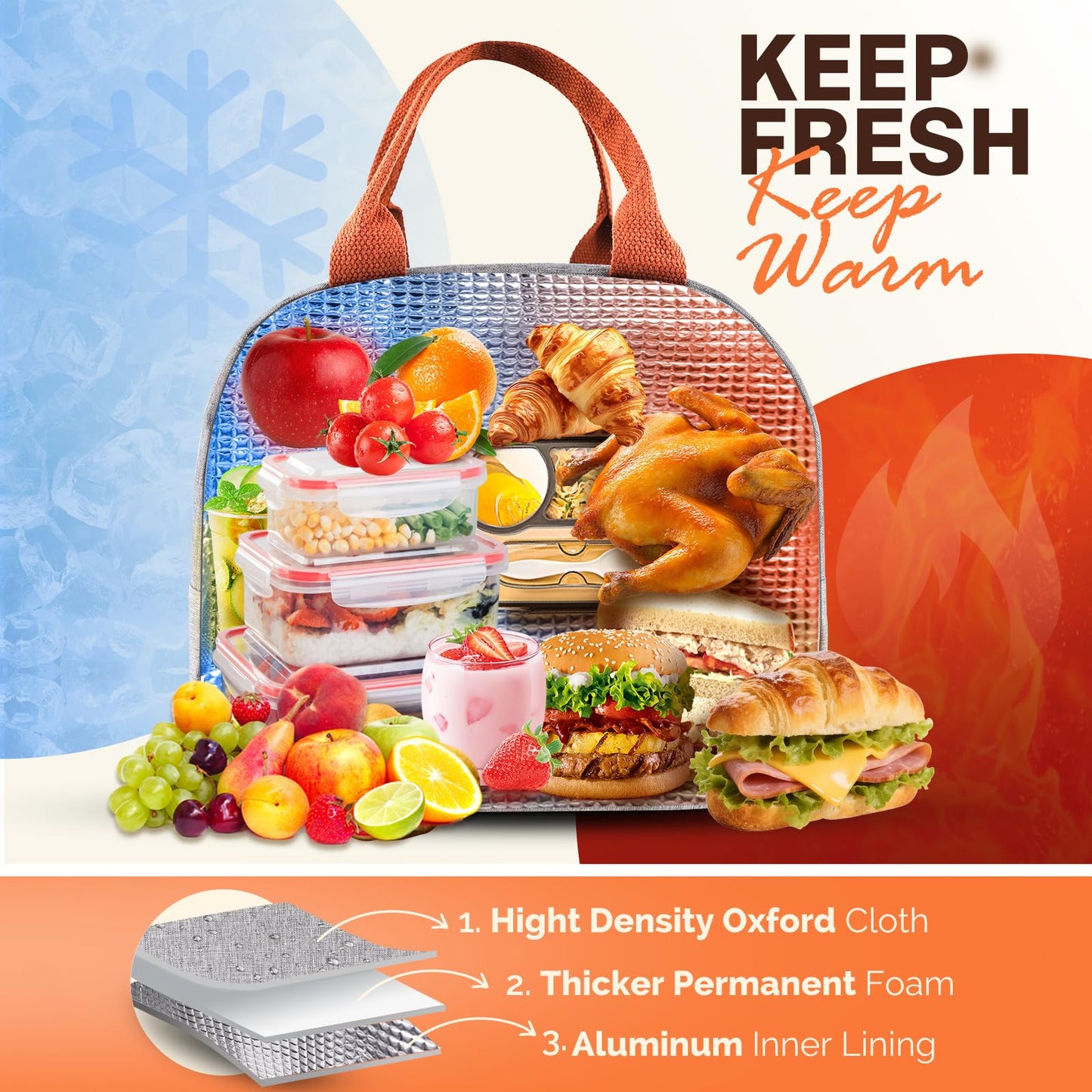 Bento Lunch Box Set Bento Box, 4-Compartment