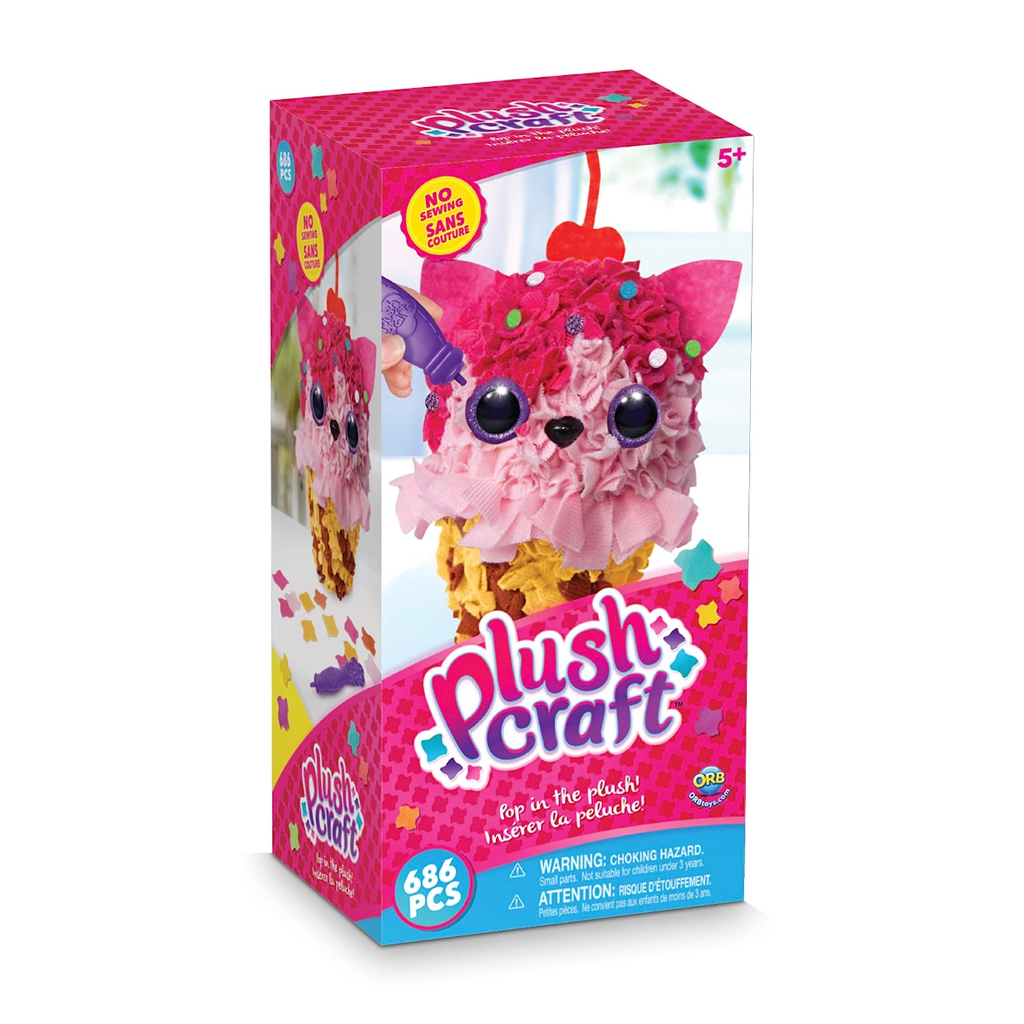 PlushCraft™ 3D Ice Cream Cat