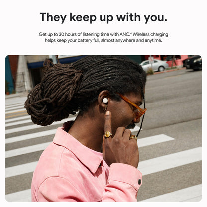 Google Pixel Buds Pro 2 - Wireless Earbuds with Active Noise Cancellation – Bluetooth Headphones - Peony