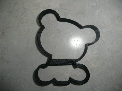 BABY BEAR OUTLINE CUB WOODLAND CREATURE COOKIE CUTTER, MADE IN USA PR3640