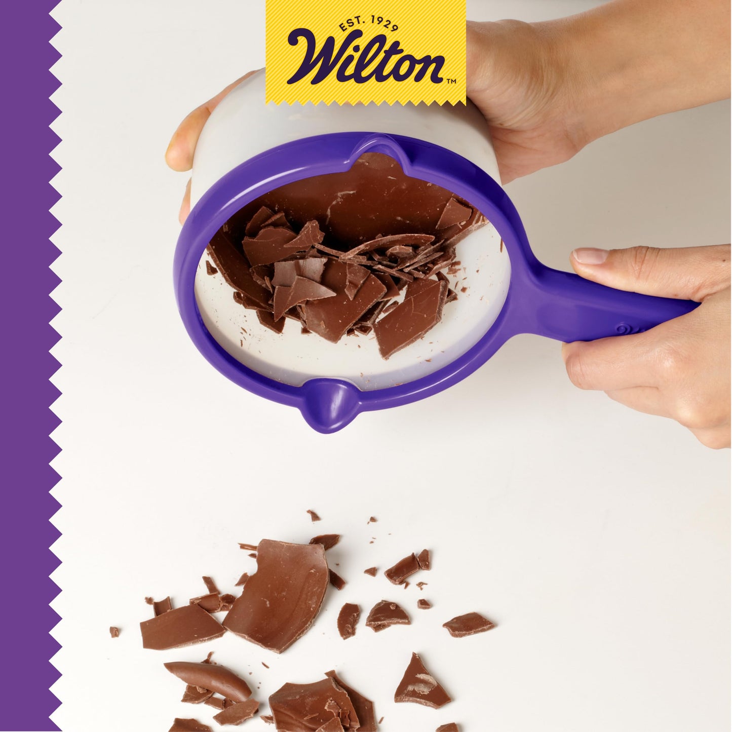 Wilton Candy Melts Candy Melting Pot - Melt Station for Chocolate & Fondue - Features Dishwasher-Safe Insert & Easy-Pour Spout - Fits on a Tabletop - 2.5-Cup Capacity