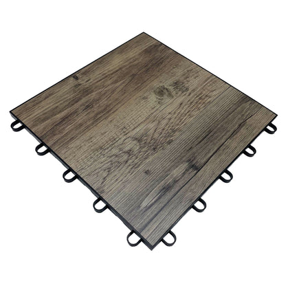 Nicoman Portable Dance Floor Tiles|Tap Dancing, Jazz, Ballet, Irish Dance|Easy to Assemble|9 Tiles (36″x36″) - Oak Wood Effect