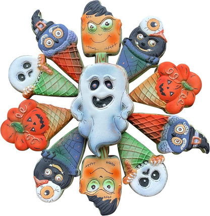 LILIAO Ice Cream Cookie Cutter for Summer, 1.9 x 4.5 inches, Stainless Steel