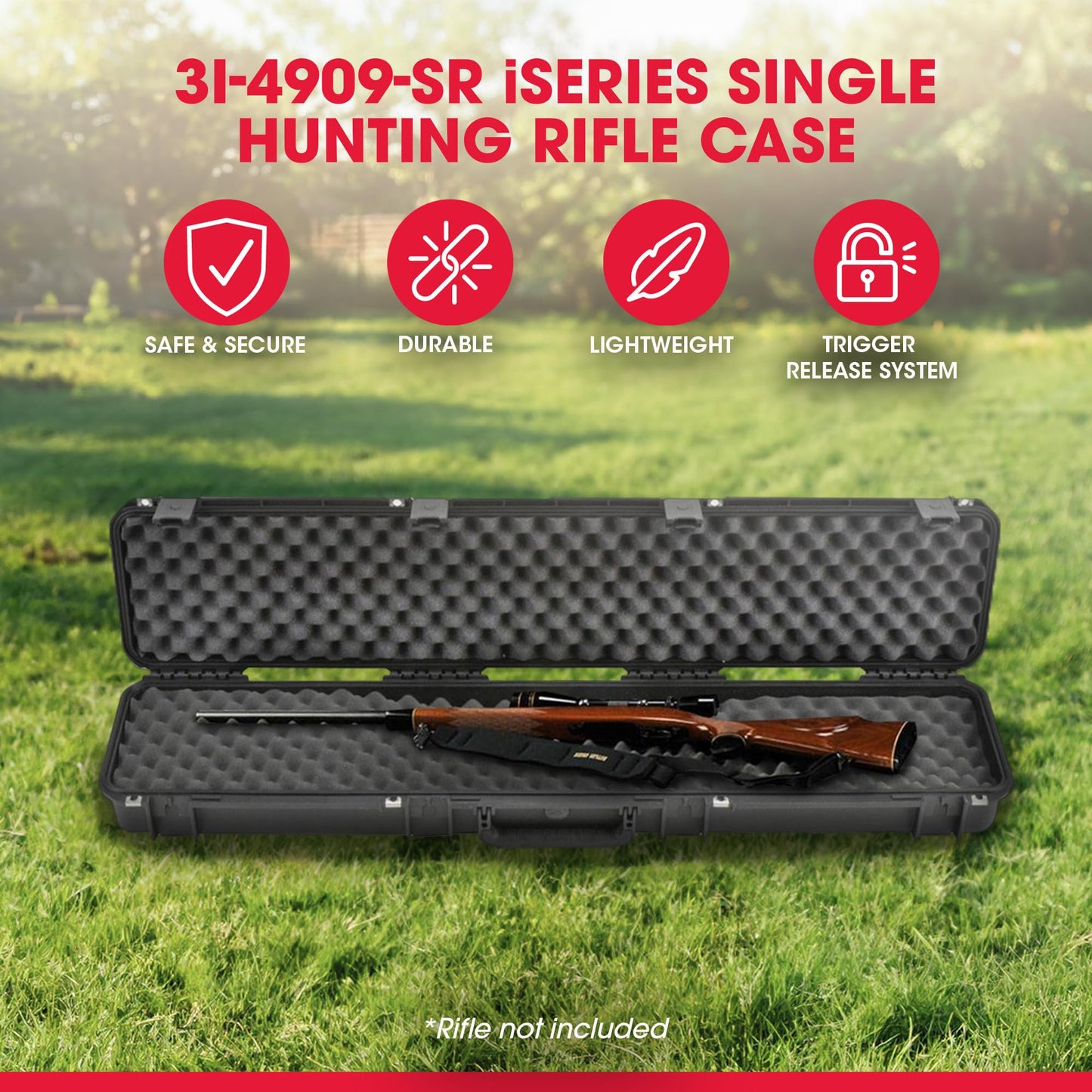 SKB iSeries Single Rifle Case with Latch System