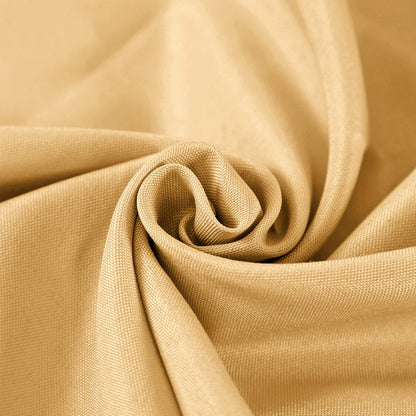 Cupuamon Rectangle Tablecloth 60x120 inch Washable Polyester Fabric Table Cloth for Wedding Party Dining Banquet Decoration（60x120, Gold）