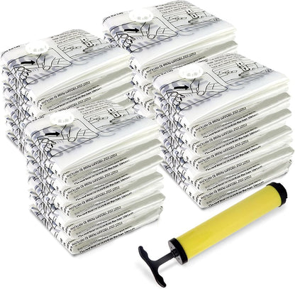 Home Complete Space Saver Vacuum Bags (20 Pack) with Pump