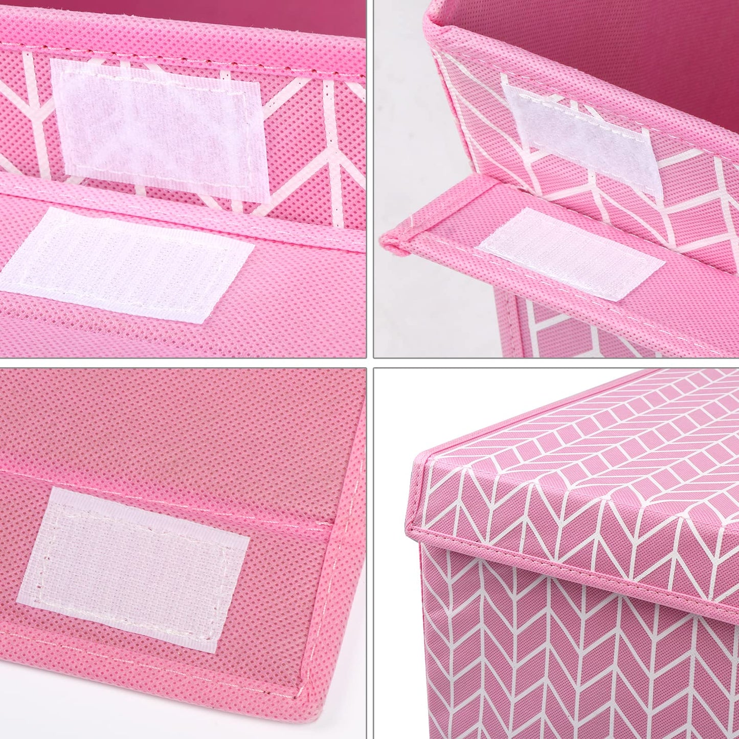 Mayniu Large Toy Storage Box Chest for Girls Kids, Sturdy Toy Box Bin Organizer Baskets with Lid for Living Room, Nursery, Closet, Bedroom, Playroom 25"x13" x16" (Pink)
