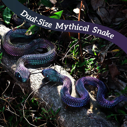 LET'S RESIN 2Pcs Snake Resin Molds, Flexible 3D Snake Silicone Molds(Large & Small), Effortless Demolding Animal Epoxy Molds for DIY Art, Home Decor, Serpent Lovers Gifts