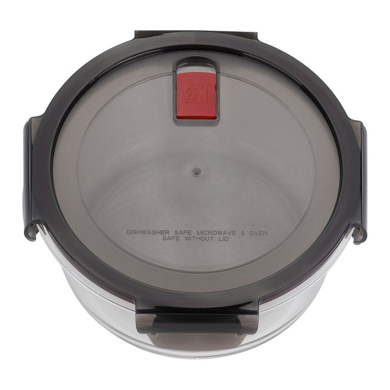 ZWILLING Gusto 1.37-Qt. Round Food Storage Container, 1300ml, Glass