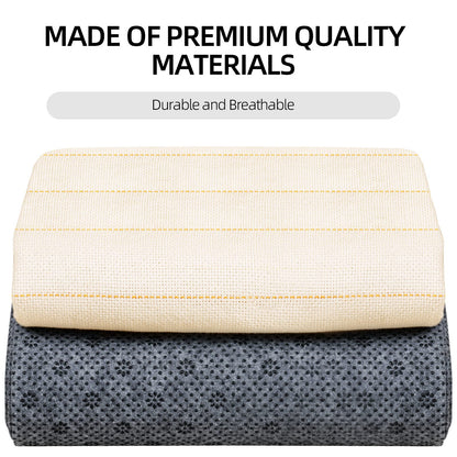 79"x59" Tufting Cloth with Yellow Marked Lines for Rug Tufting, 70"x39" Non-Slip Backing Felt Cloth for Tufted Rugs, Monk Cloth Rug Tufting Kit for Tufting Gun, Punch Needle, Rug Hooking