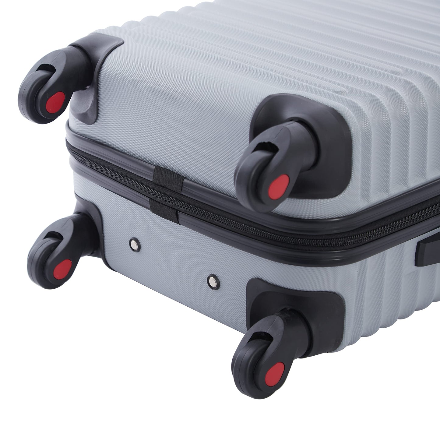 Travelers Club 6 Piece Orion Luggage and Travel Accessories Set, Grey