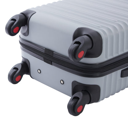 Travelers Club 6 Piece Orion Luggage and Travel Accessories Set, Grey
