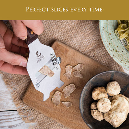 TruffleHunter - Professional Truffle Shaver - Stainless Steel Adjustable Mandoline Slicer