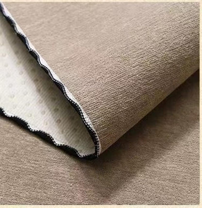 Microwave Oven Cover, Waterproof Cotton Linen Dust Protector, Decorative Kitchen Appliance Cover (Deer - Khaki)