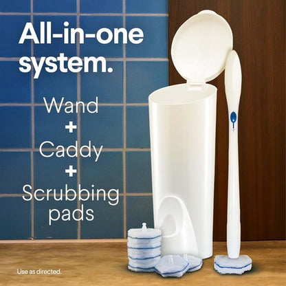 Clorox ToiletWand Cleaning Kit - Includes Caddy & 6 Refills for Effortless Toilet Care