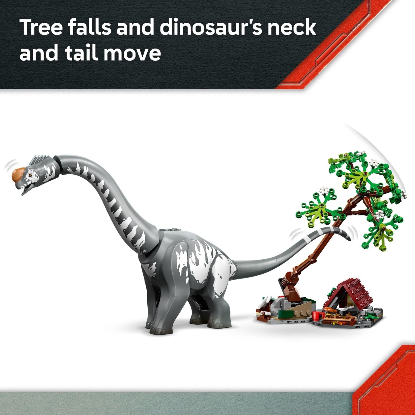 LEGO Jurassic World Raptor & Titanosaurus Tracking Mission Kids Toy - Building and Learning Toy for Pretend Play - Dinosaur Action Figures for Boys & Girls, Ages 7+ - Gift Idea for Birthdays -76973