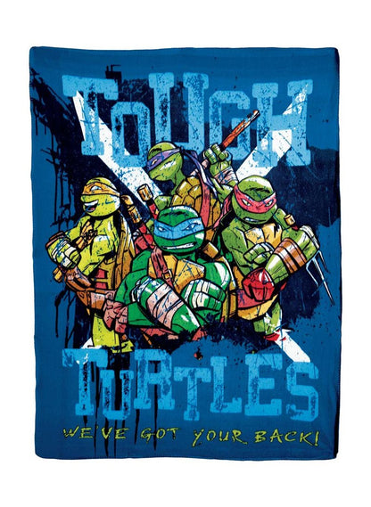 Northwest Nickelodeon's Teenage Mutant Ninja Turtles, 'Tough Turtles Blues' Fleece Throw Blanket, 45' x 60', Multi Color