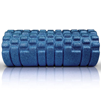 High Density Foam Roller Massager for Deep Tissue Massage of The Back and Leg Muscles - Self Myofascial Release of Painful Trigger Point Muscle Adhesions - 13" Turquoise