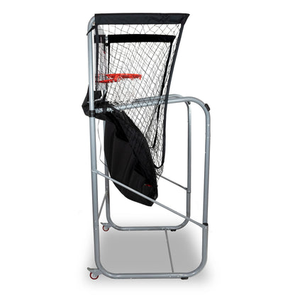 Pop-A-Shot - Home Dual Shot | Arcade Basketball Fun at Home | Infrared Sensor Scoring | 16 Game Modes | 7 Balls | Foldable Storage | for All Players (Red)