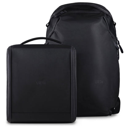 Urth Norite 24L Modular Camera Backpack – for DSLR, Lens, 15/16” Laptop, Weatherproof + Recycled (Black)