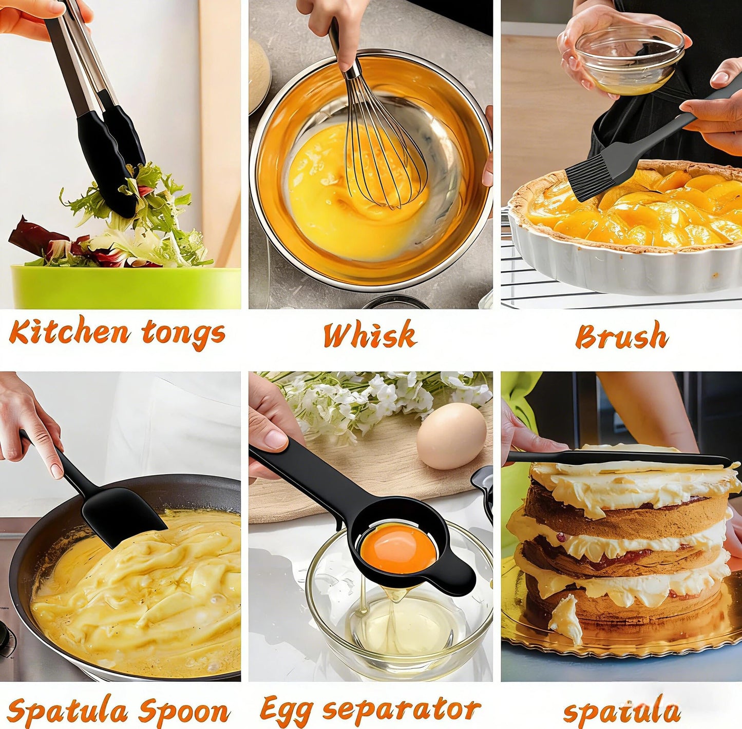 Thickened Heavy-Duty 26pcs Stainless Steel Bowl, Mixing Bowl Set with Lid, Grater Attachment, Non-Slip Bottom and Kitchen Gadget Set, Sizes 7, 4, 2.5, 2.0, 1.5, 1QT, Ideal for Mixing and Serving
