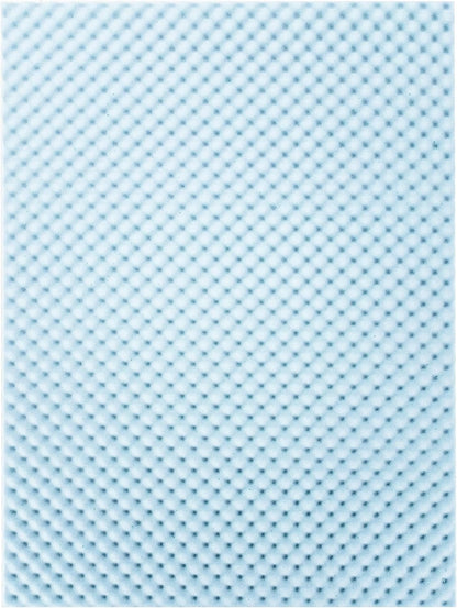 Best Price Mattress 2 Inch Egg Crate Memory Foam, Cooling Gel Infusion Full Mattress Topper, Blue