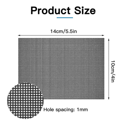 Yncotte Cleaning Screen, 5.5x4 Inch Upgraded Toilet Cleaner Hard Water 15PCS Toilet Ring Remover Abrasive Grit Mesh Pads for Bowls Griddle Household Stain Calcium Deposits Carbon Rust Scrubber