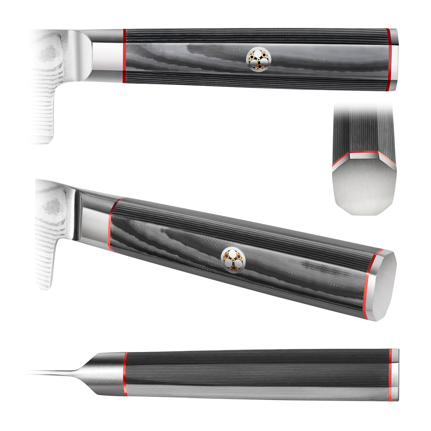 Cangshan YARI Series 2-Piece Carving Set with Ash Wood Box, X-7 Damascus Steel, 501332