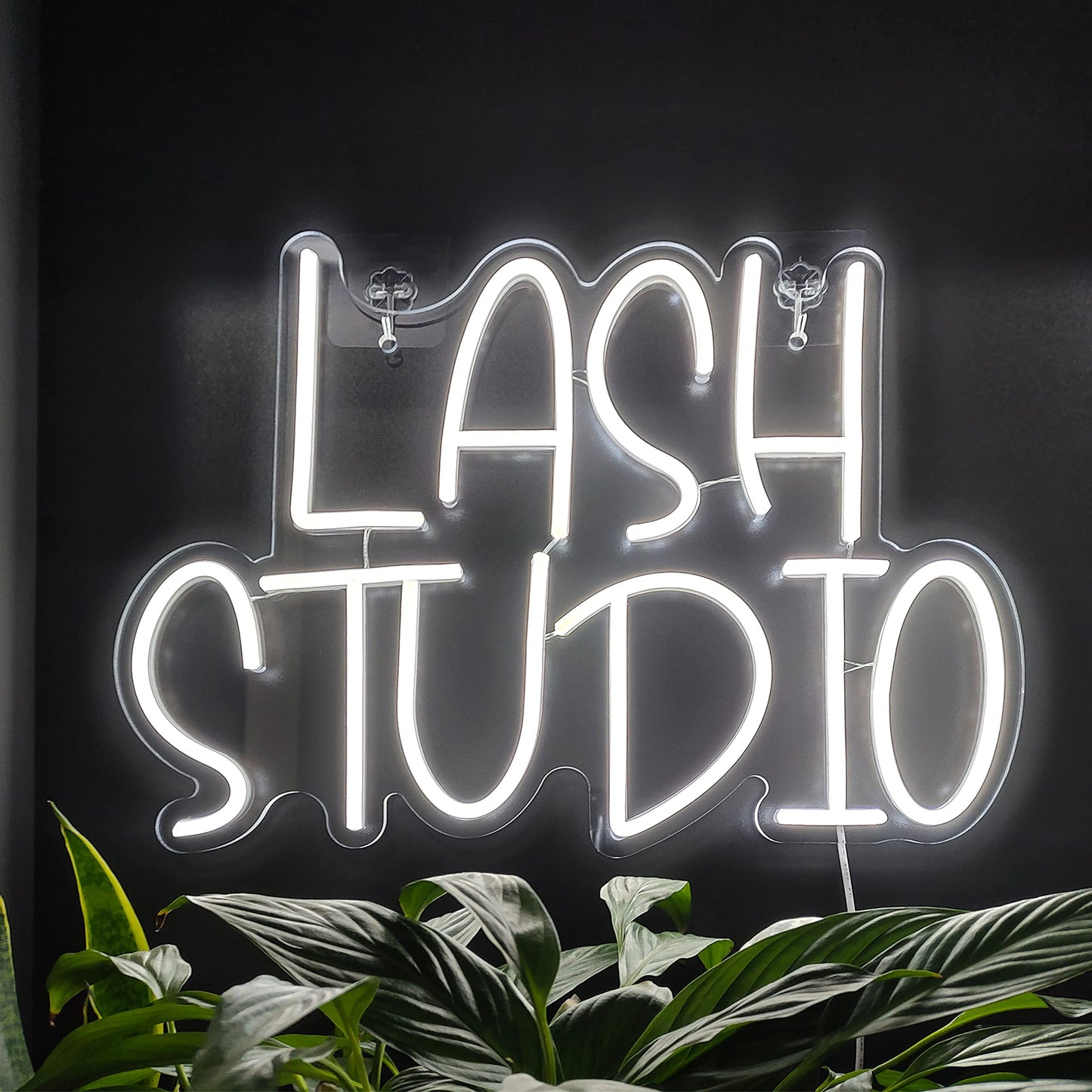 GGK My Happy Place Neon Sign LED Light up My Happy Place Sign for Wall Decor Pink Neon Lights Neon Letters Room Aesthetic Accessory (My happy place)