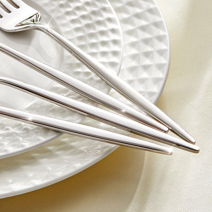 KINGSTONE 12-Piece Dinner Forks Set (8.5"), Food Grade 18/10 Stainless Steel Forks Silverware, Metal Salad Fork for Home and Kitchen, Weddings, Party, Restaurant, Mirror Polished & Dishwasher Safe