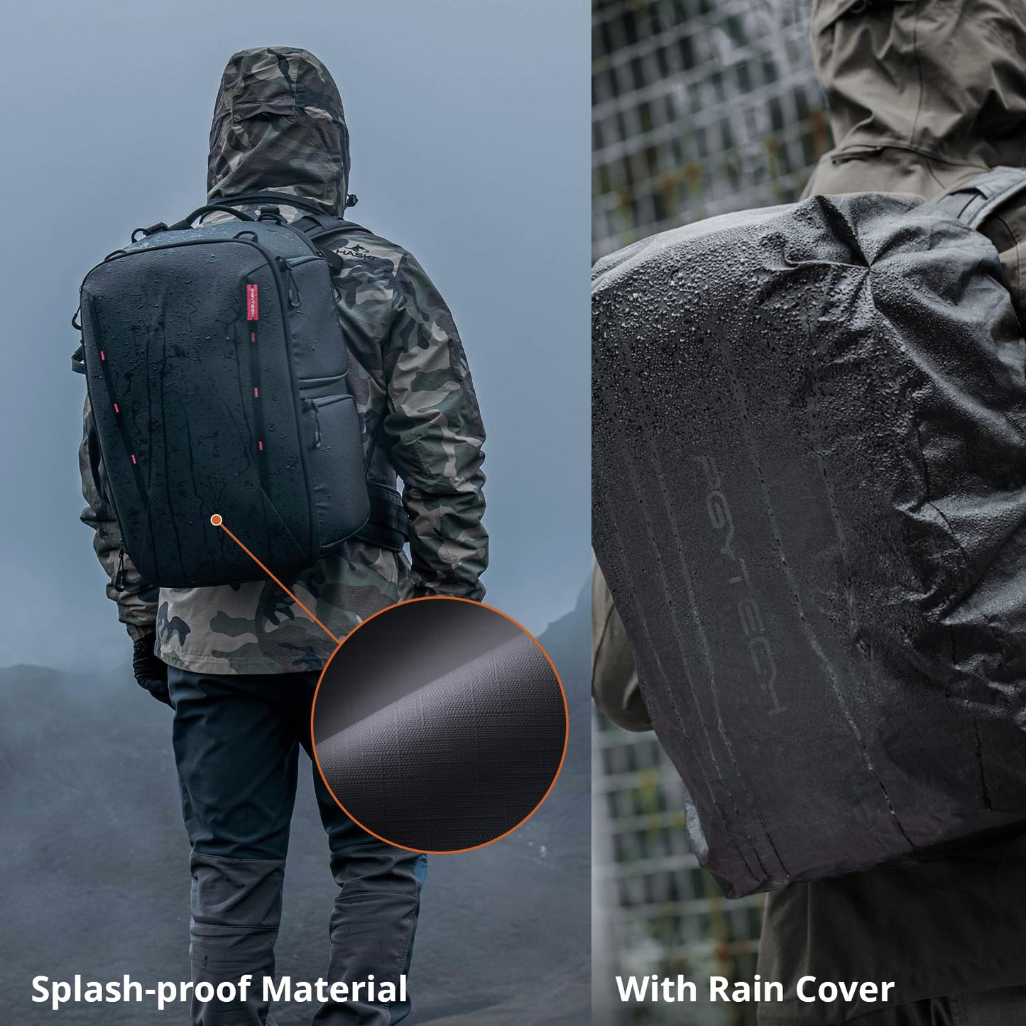 PGYTECH OneMo 2 25L-33L Camera Backpack with Shoulder Bag for 16“ Laptop for Photographers, Waterproof DSLR Backpack for Canon/Nikon/Sony, Drone Back for DJI Mini 3 Pro/Mavic 3/ FPV(Olivine Camo)