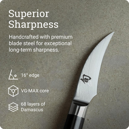 Shun Classic 2 1/2" Bird's Beak Knife
