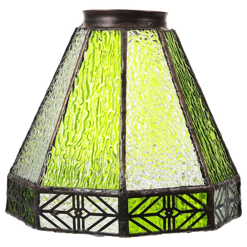 OSALADI 5.5 Inch Glass Lamp Shade Vintage Pendant Light Replacement for Mediterranean Style Restaurants and Bars