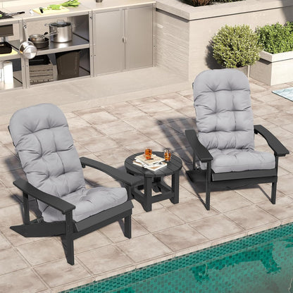 50x20x4 Inch, Crestlive Products Adirondack Chair Cushion, Outdoor Rocking Chair Cushion Water Resistant High Back