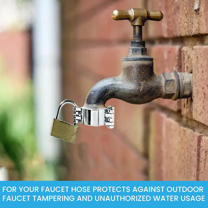 NUSET NU-SET 8 2895-3 (2895-8) x Water Faucet Lock - Water Spigot Lock for Garden Hose Bib Lock