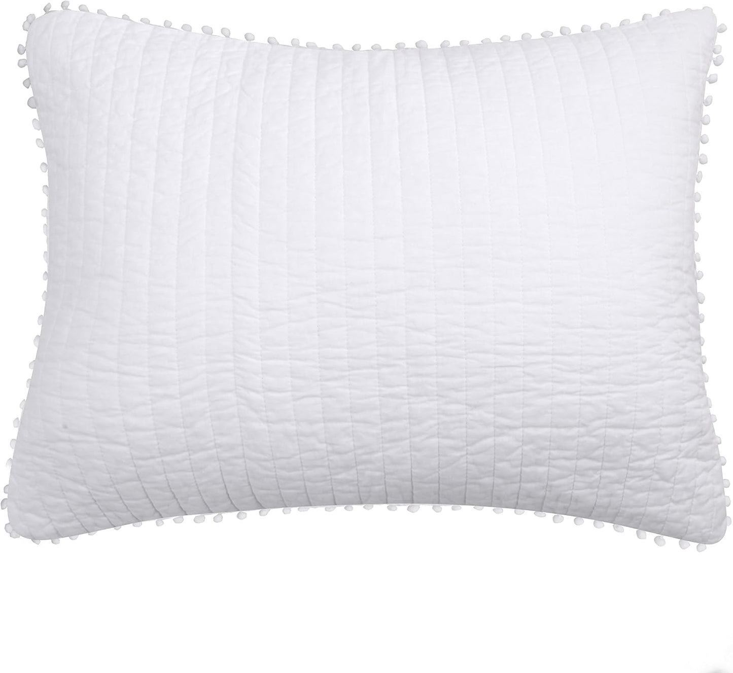 Levtex Home White Pom Pom Standard Sham