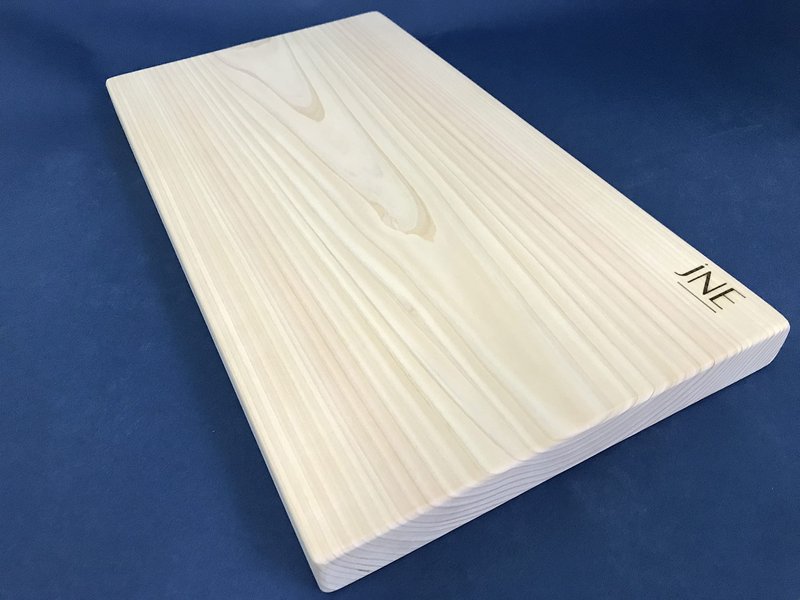 Hinoki Cypress Reversible Wood Cutting Board, 17.3" x 9.5" x1", Chopping Board, Butcher Board, Serving Board, Solid Single Piece, No Joint, No Glue | Holiday Gift